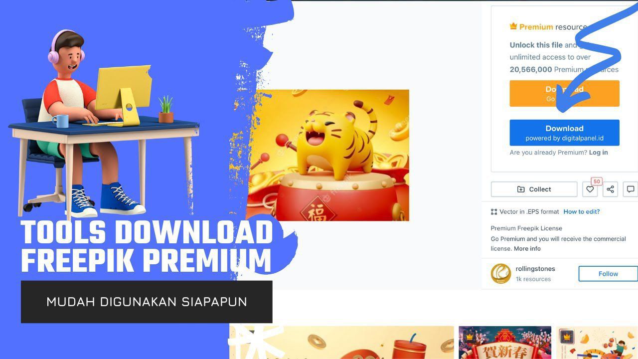دانلود رایگان فایل های پریمیوم Freepik