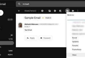 بازیابی ایمیل های حذف شده در جیمیل