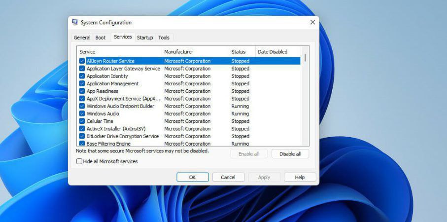 بستن تمامی فایل و برنامه های درحال اجرا ویندوز